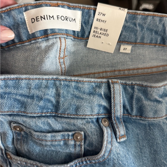 Denim Forum Remy Hi-rise Relaxed Jean - Picture 7 of 9